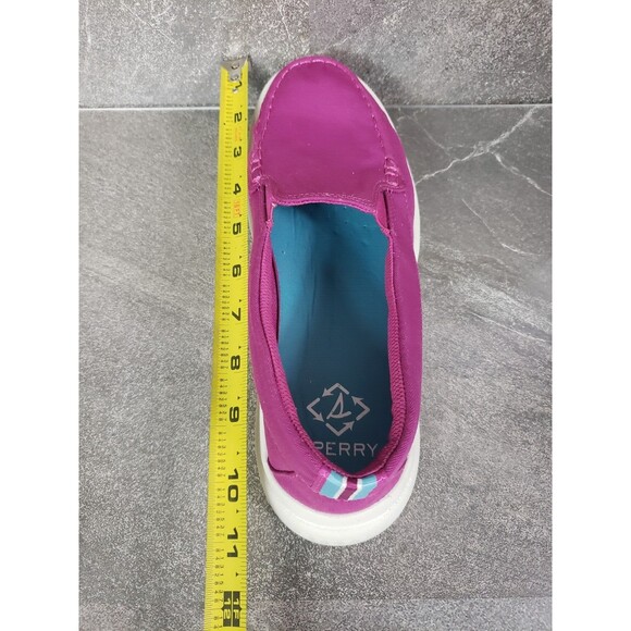 Sperry Recycled Sneakers Womens 8 M Fushsia Captain's Moc Slip Ons Shoes - Picture 10 of 12